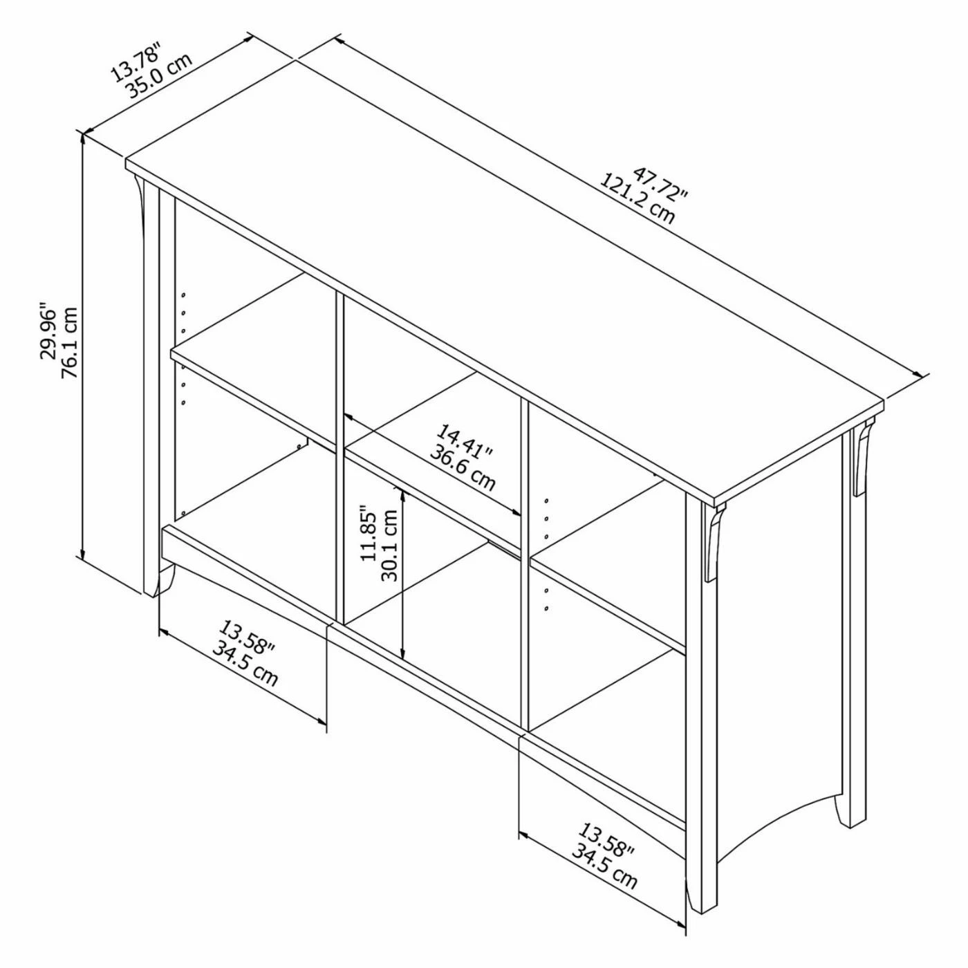 Best Pirce π Bush Furniture Salinas Six Cube Organizer β€οΈ - Image 4