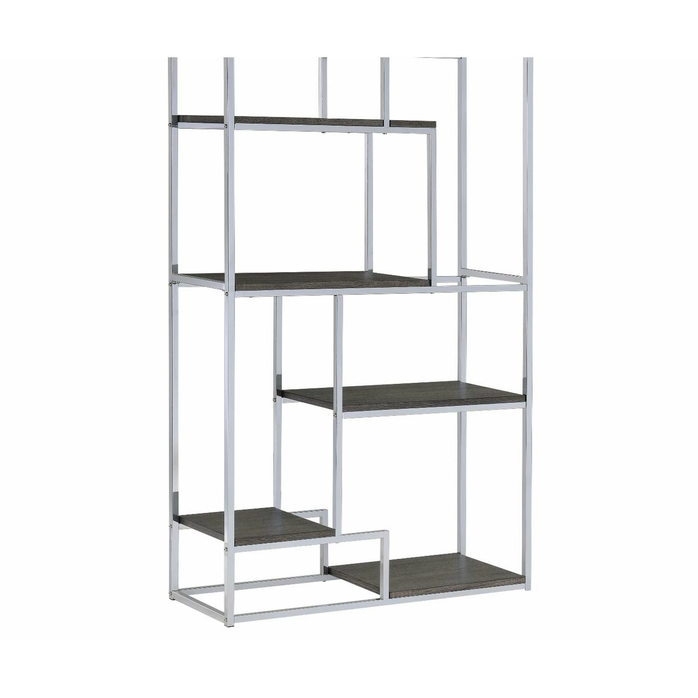 Best reviews of π Standard Furniture Of America Nenzel Contemporary 6-Shelf Bookcase - Champagne π - Image 4