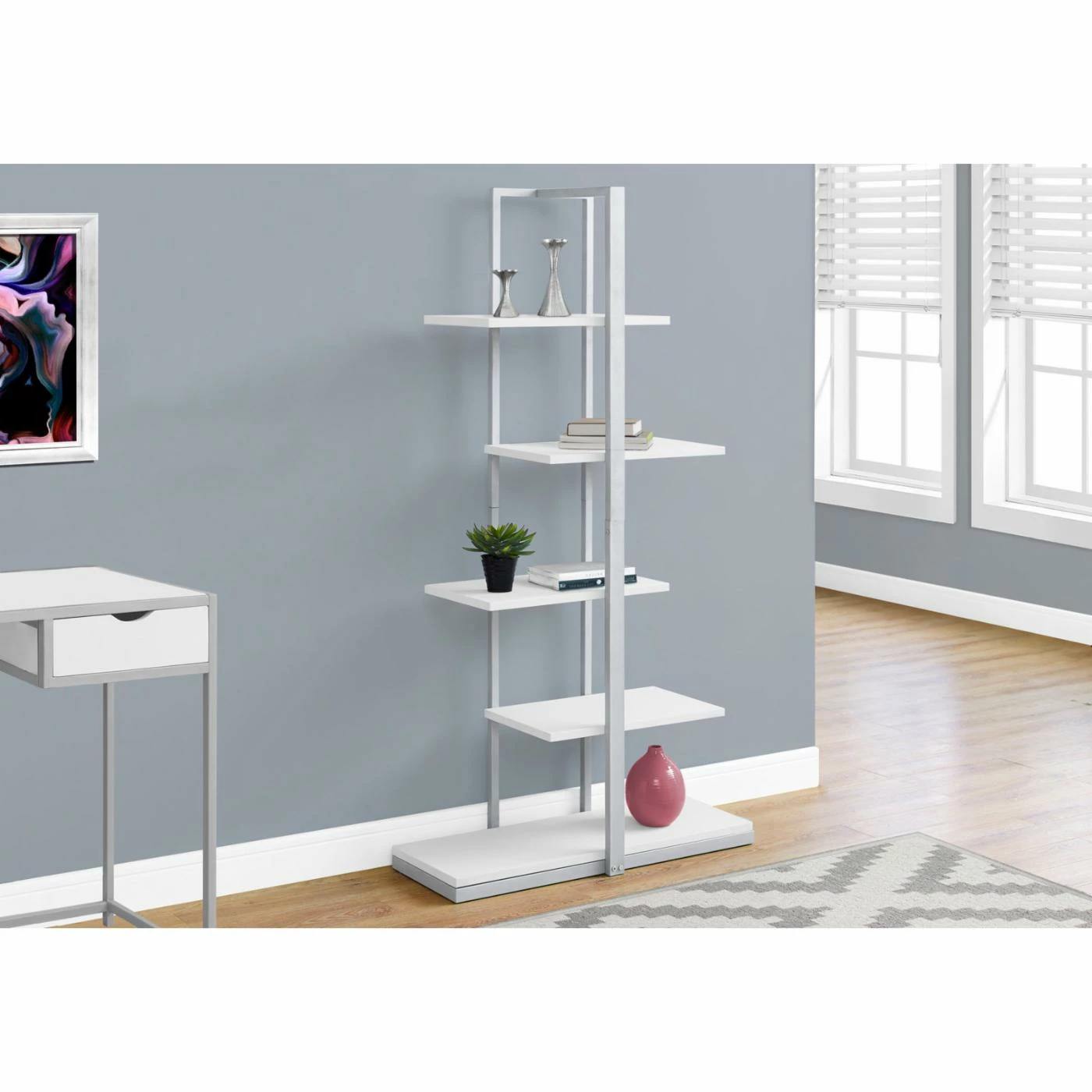Best deal β€οΈ Leaning & Ladder Monarch Specialties 32 In. Decorative Metal Backless Bookcase π― - Image 4