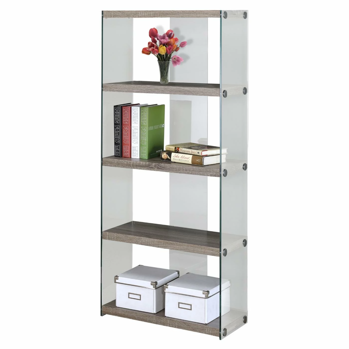 Hot Sale β€οΈ Monarch Specialties Decorative Monarch 60 In. Bookcase π - Image 4