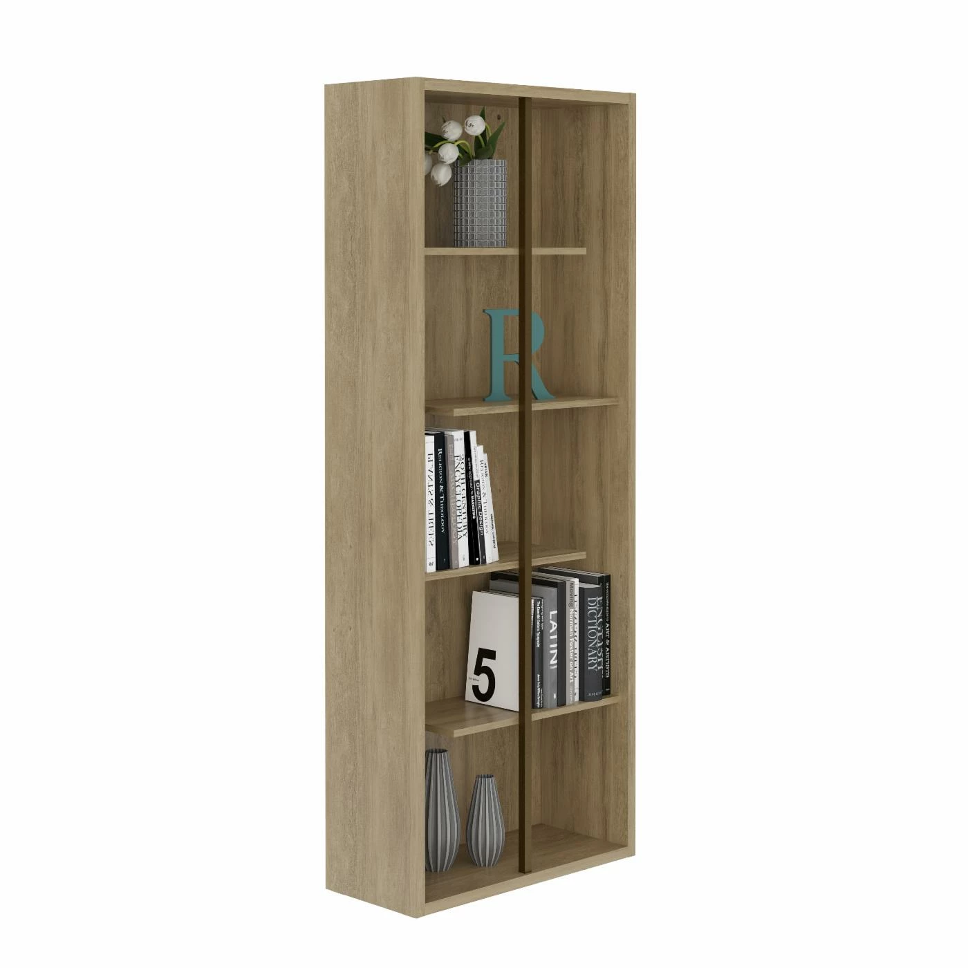 Best reviews of π Techni Mobili Standard 5-Tier Wooden Bookcase π - Image 4