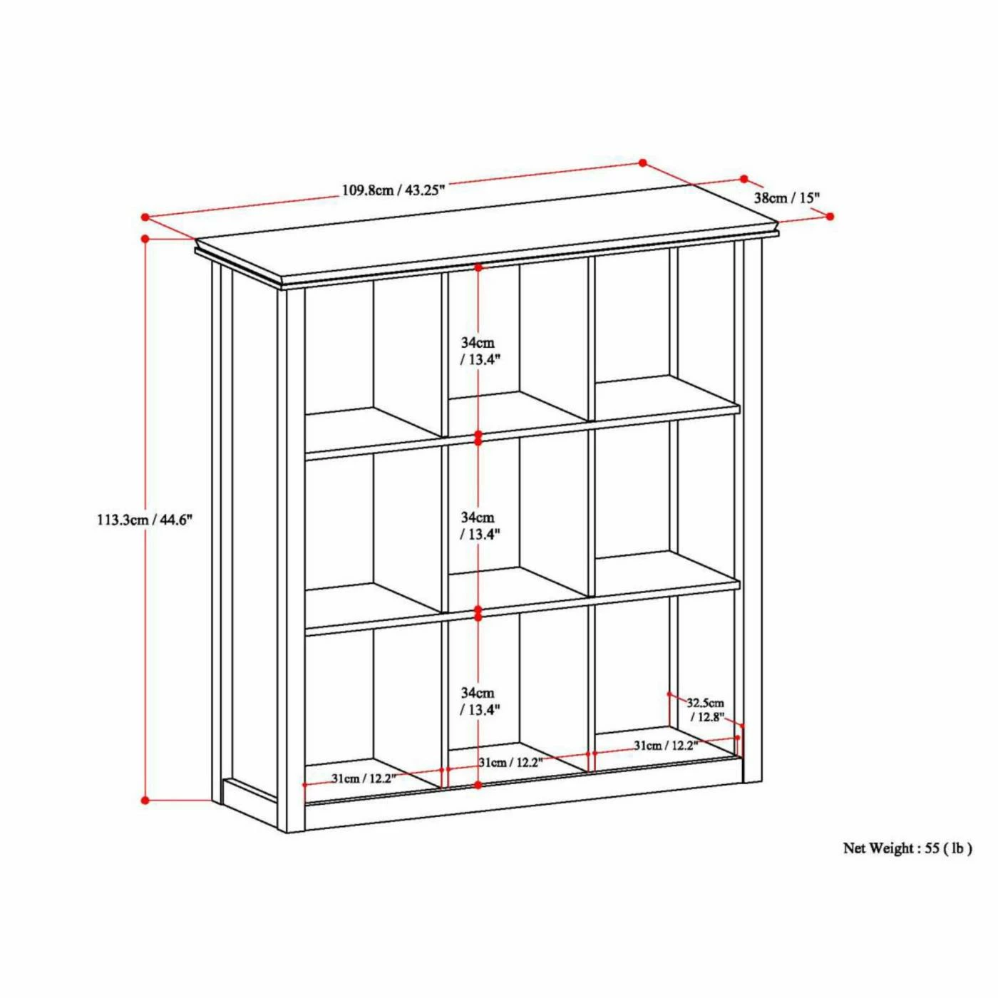 Cheap π Brooklyn & Max Brooklyn + Max Holden Contemporary 9 Cube Organizer - Auburn Brown π - Image 4