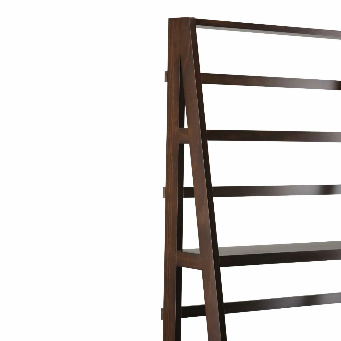 Buy ⌛ Brooklyn & Max Leaning & Ladder Brooklyn + Max Brunswick 36 In. Solid Wood Ladder Bookcase - Brunette 🎉 - Image 4