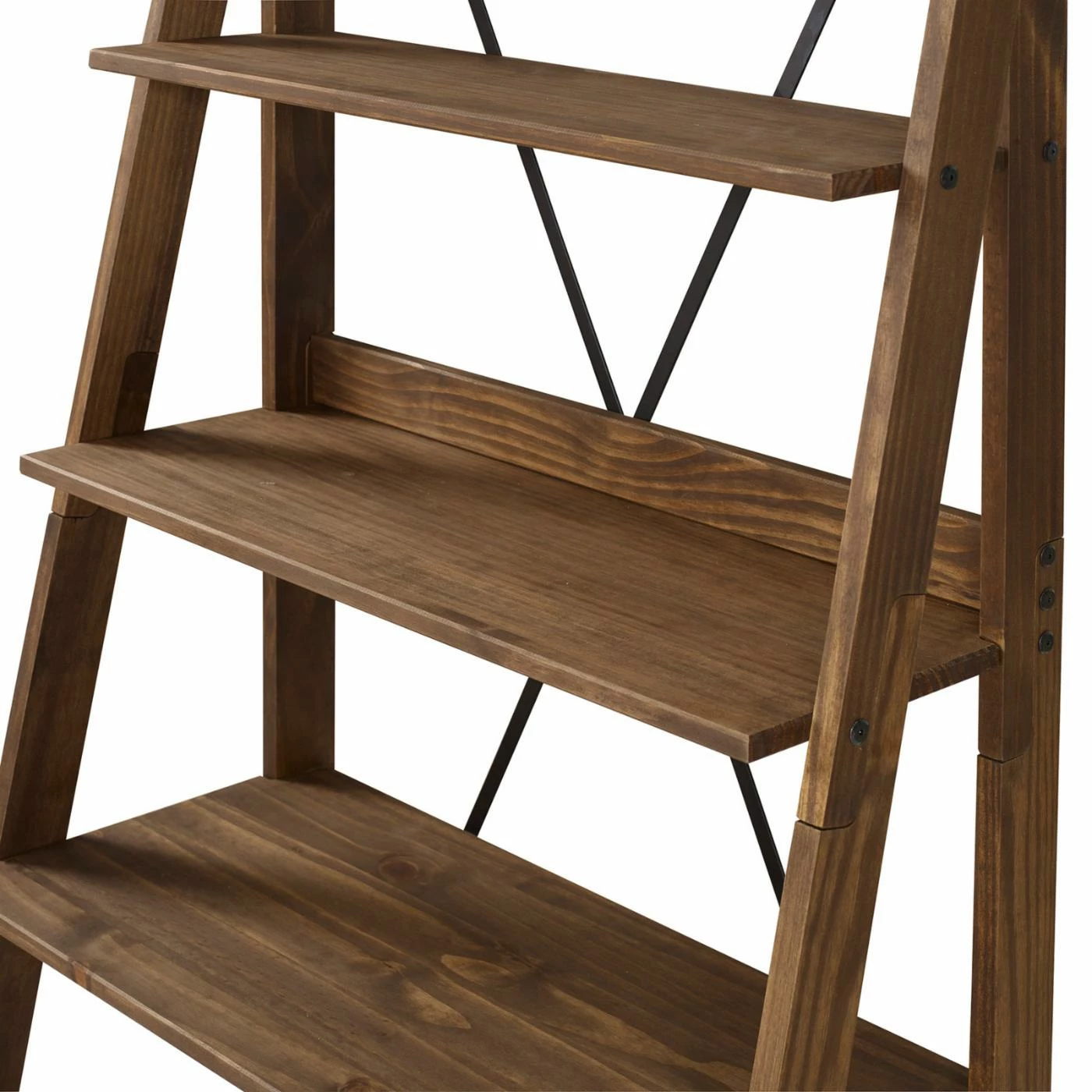 Best Sale ✔️ Leaning & Ladder Manor Park Solid Wood 4 Shelf Ladder Bookcase ❤️ - Image 4