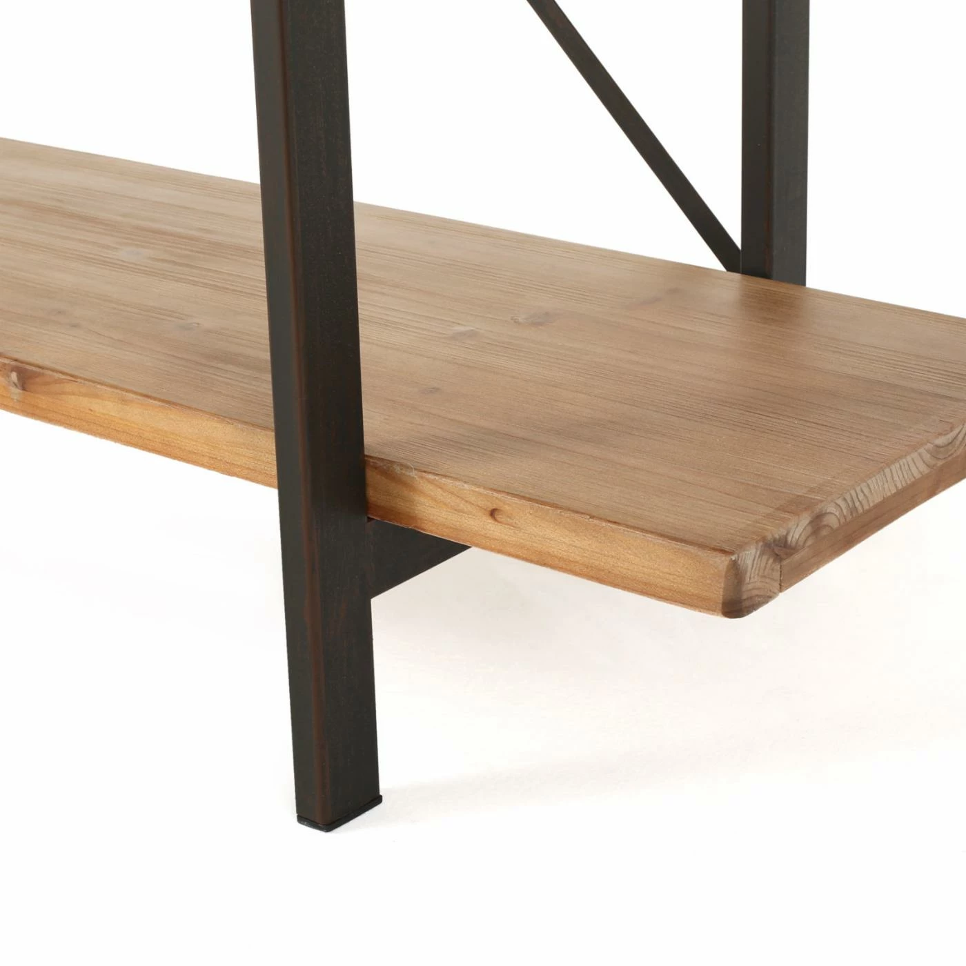 Best Sale π― Best Selling Home Decorative Wessly Antique Firwood And Iron Bookcase βοΈ - Image 6