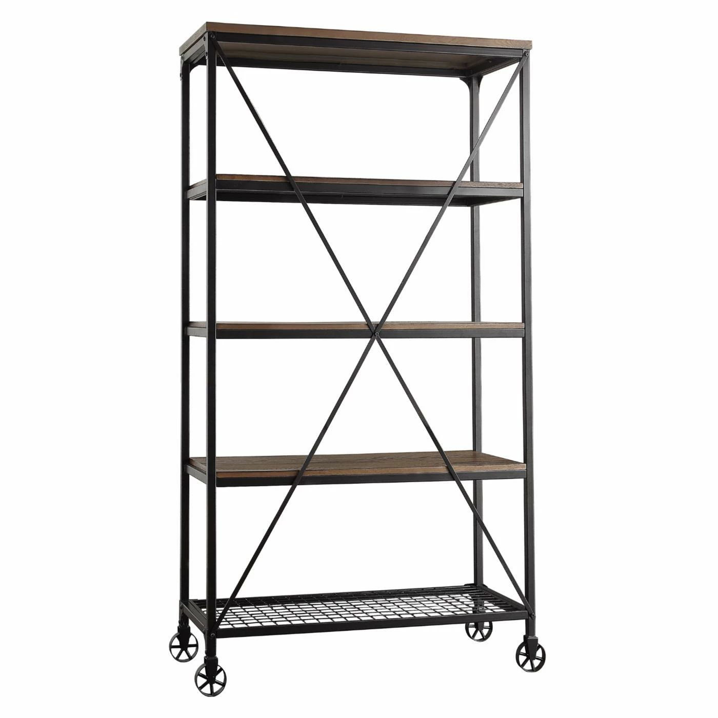 Coupon π Decorative Weston Home Millwood Industrial Rustic Bookcase π - Image 7