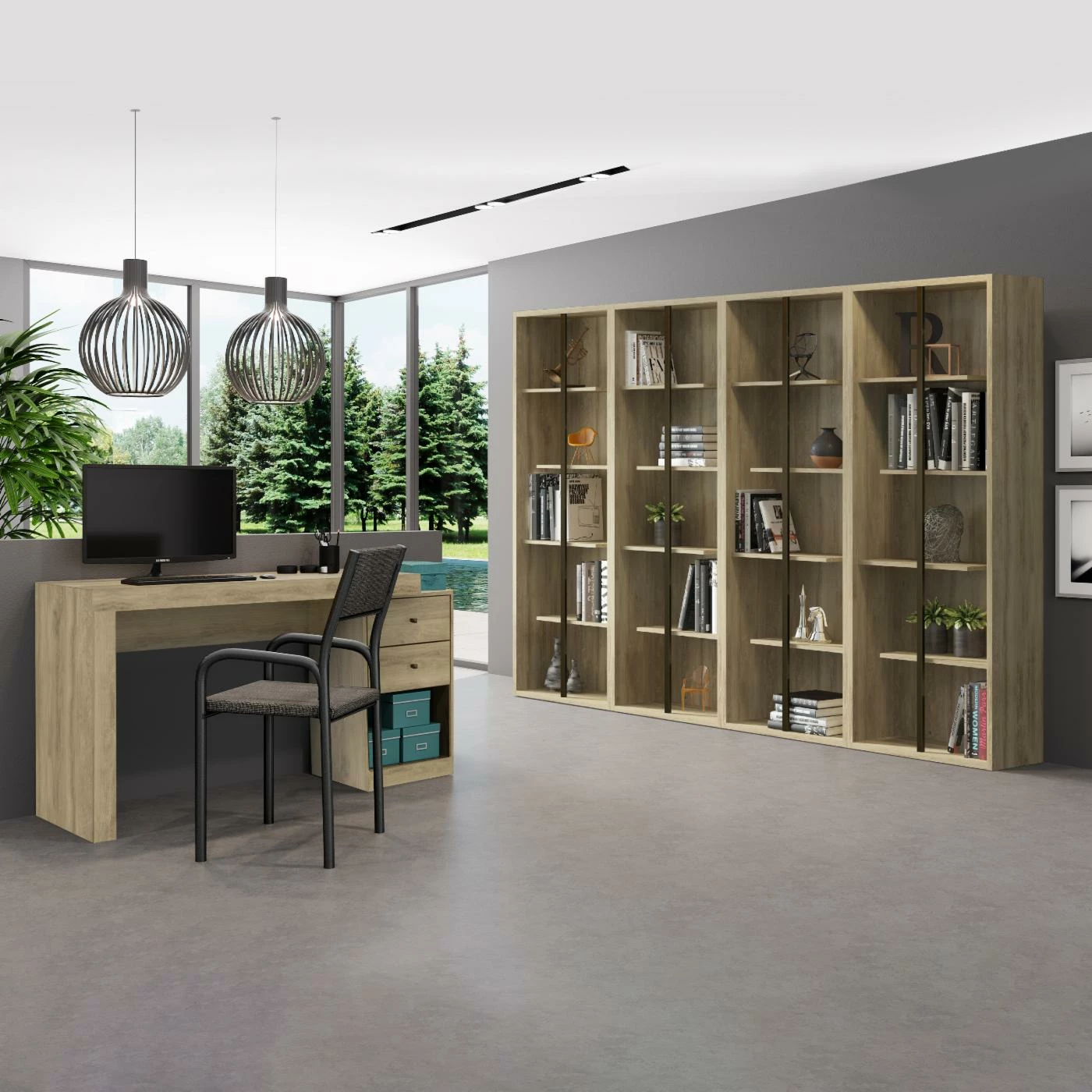 Best reviews of π Techni Mobili Standard 5-Tier Wooden Bookcase π - Image 7