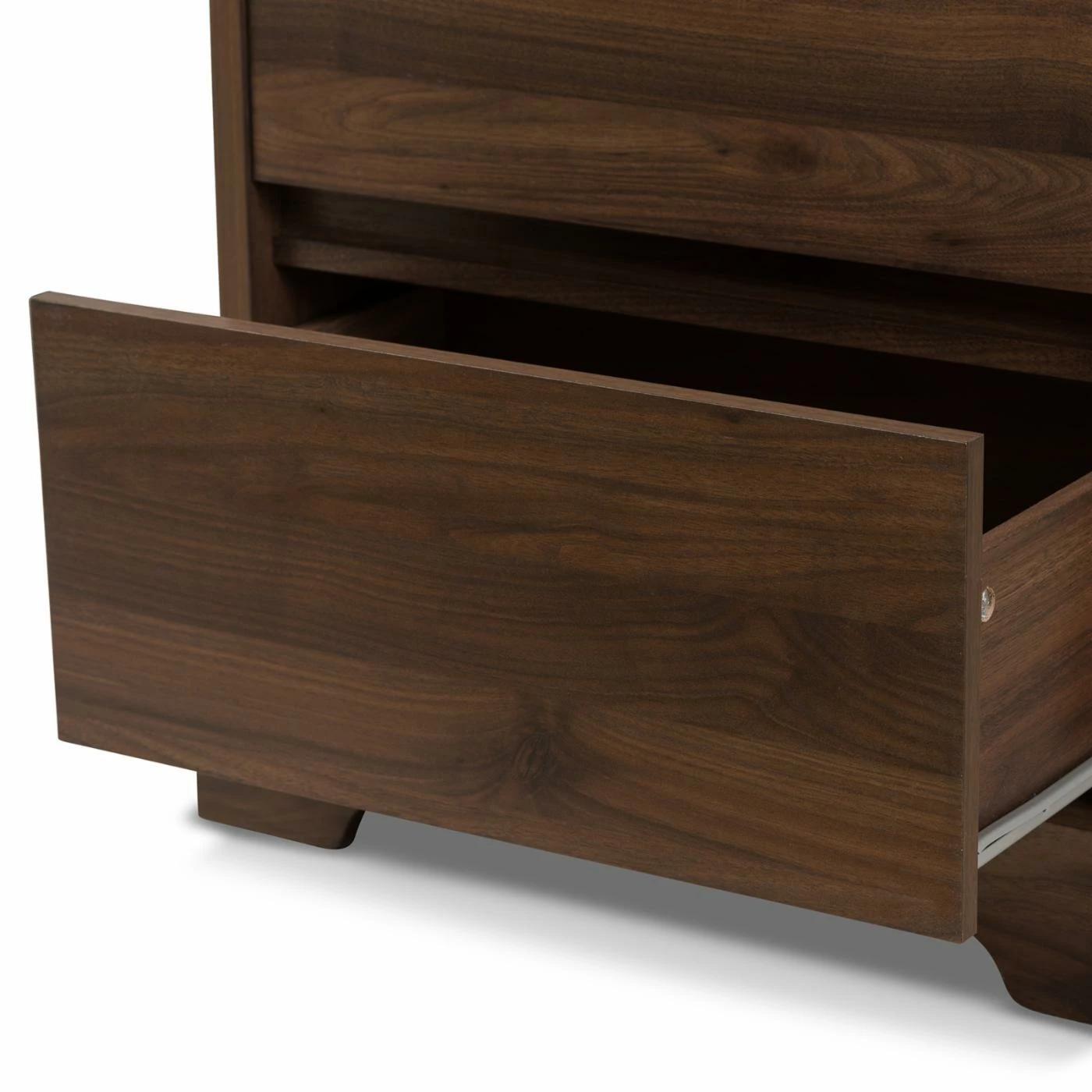 Hot Sale π― Standard HN Home Tacoma Transitional Walnut Brown Finished Wood 2 Drawer Bookcase π₯ - Image 7