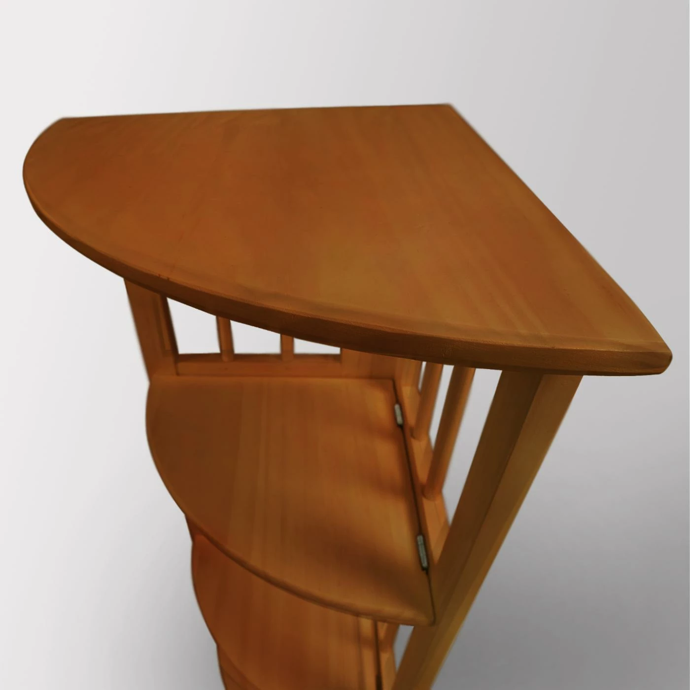 Wholesale π Yu Shan 4 Tier Corner Folding Bookcase - Honey Oak π₯° - Image 7