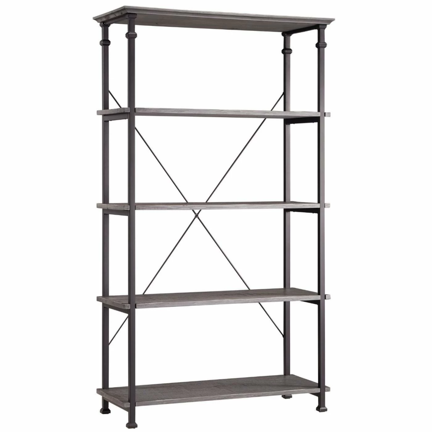 Best Sale 𧨠Weston Home Decorative 5 Shelf Bookcase π - Image 8