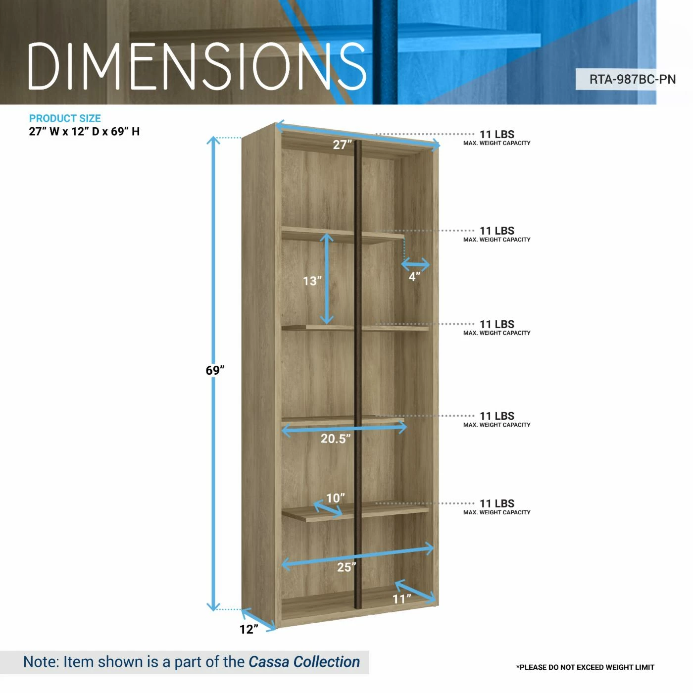 Best reviews of π Techni Mobili Standard 5-Tier Wooden Bookcase π - Image 8
