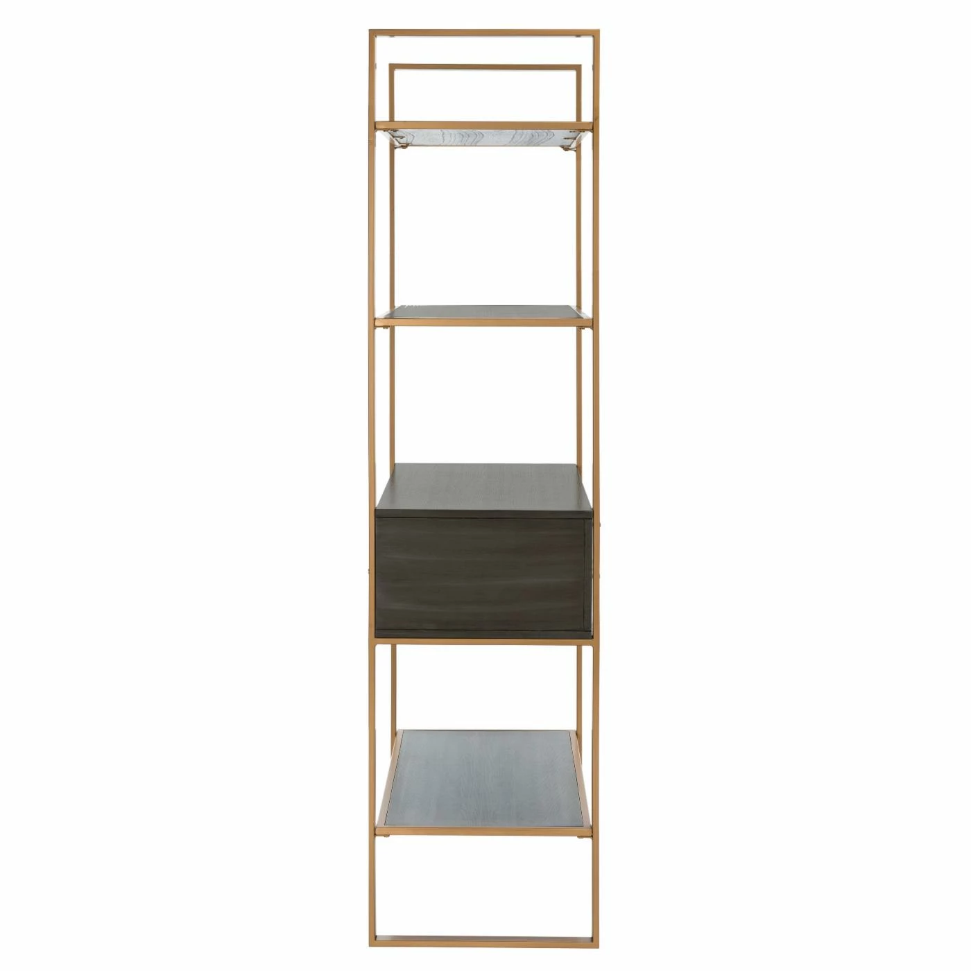 Promo β€οΈ Safavieh Skylar Etagere With Drawer - Gold π₯ - Image 8