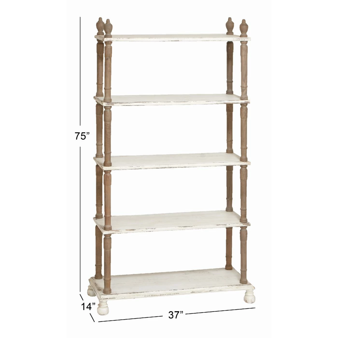 Best reviews of β¨ Standard DecMode Distressed Farmhouse Shelving Unit π - Image 8