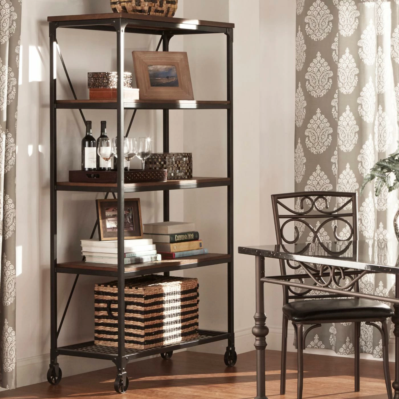 Coupon π Decorative Weston Home Millwood Industrial Rustic Bookcase π - Image 9
