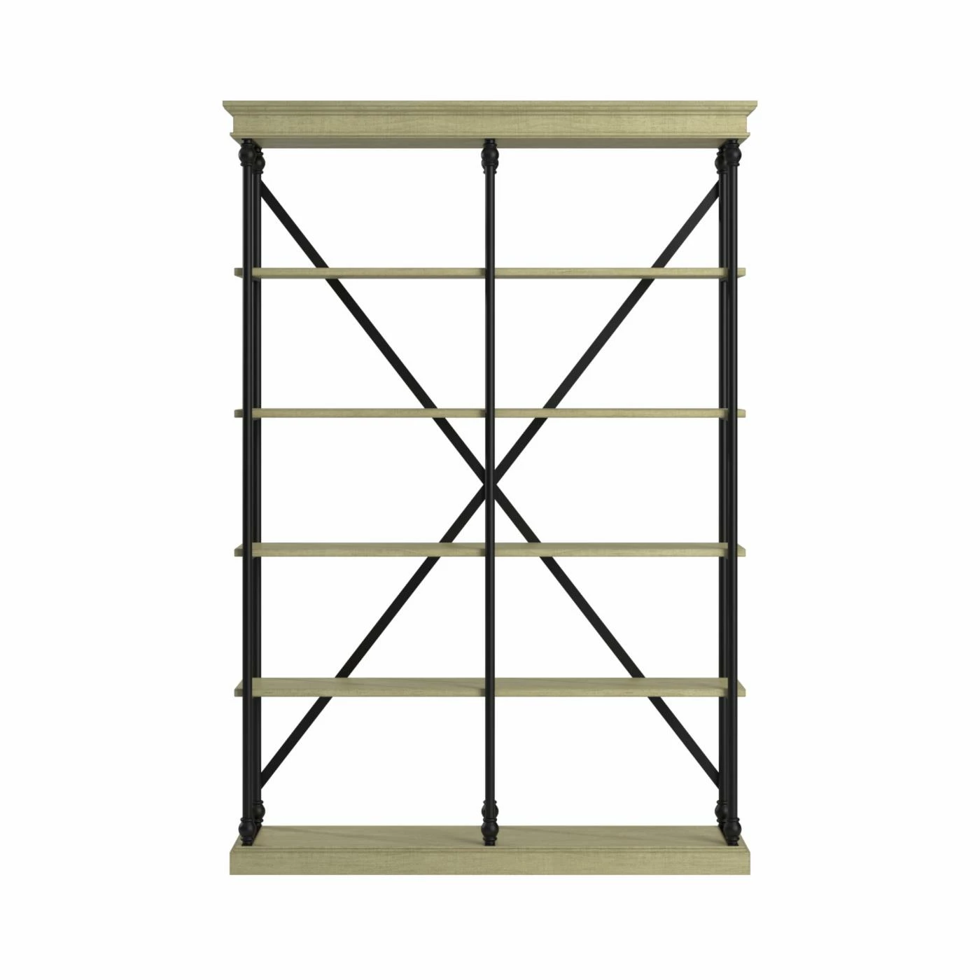 Discount π₯ Decorative Weston Home Oak Driftwood Shelving Bookcase π - Image 9