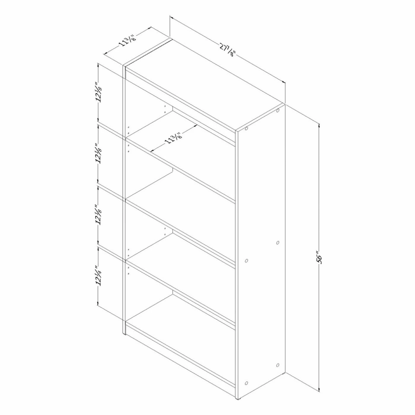 Best reviews of 🎉 Standard South Shore Axess Collection Bookcase 🤩 - Image 3