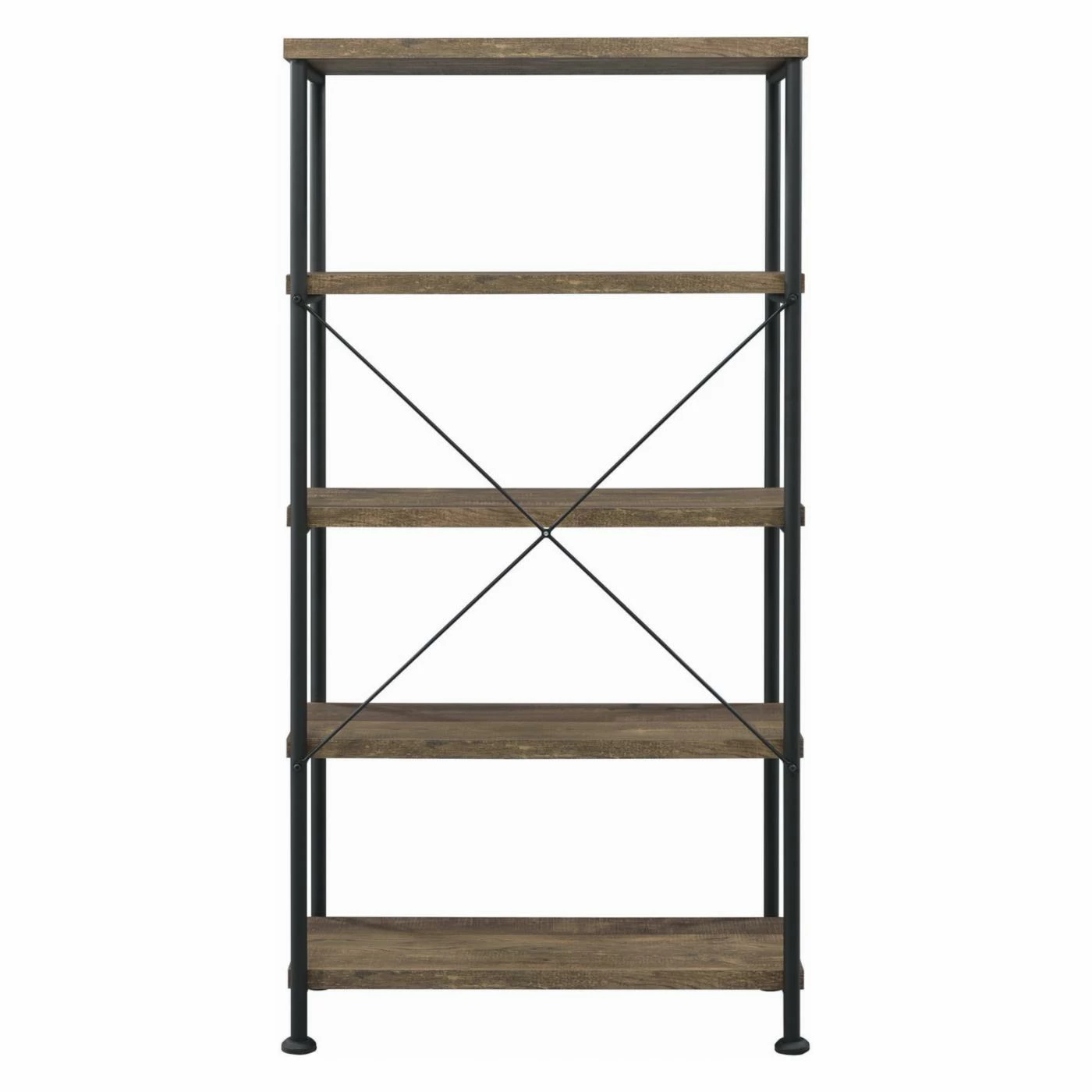 Wholesale π Coaster Furniture Analiese Rustic Industrial Decorative Bookcase - Rustic Oak π - Image 3