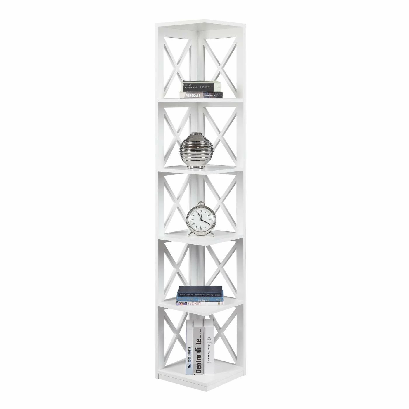 New β Convenience Concepts Oxford 5 Tier Corner Bookcase π€© - Image 3