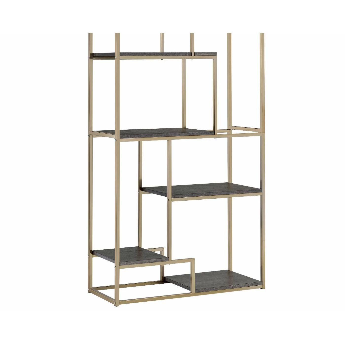 Best reviews of π Standard Furniture Of America Nenzel Contemporary 6-Shelf Bookcase - Champagne π - Image 3