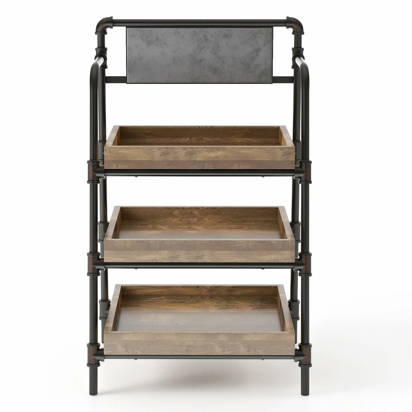 Promo π Standard Furniture Of America Claremon Industrial 2-Shelf Display Bookshelf βοΈ - Image 3