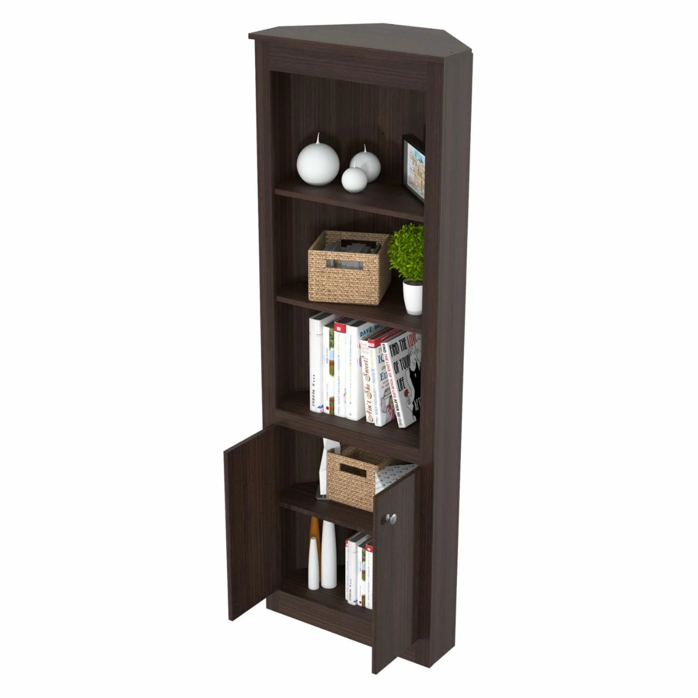 Wholesale 🔔 Inval 2 Door Corner Bookcase 🔥 - Image 3