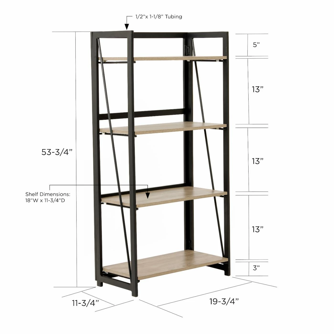 Coupon π Etagere OS Home And Office Furniture Four Shelf Bookcase β¨ - Image 3