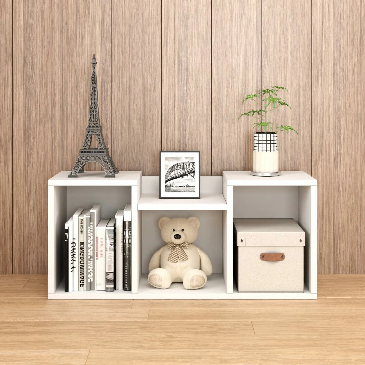 Flash Sale βοΈ Decorative Way Basics Stacking 3 Cubby Storage Unit π - Image 3