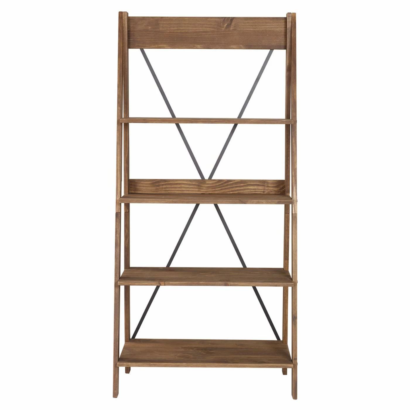 Best Sale ✔️ Leaning & Ladder Manor Park Solid Wood 4 Shelf Ladder Bookcase ❤️ - Image 3