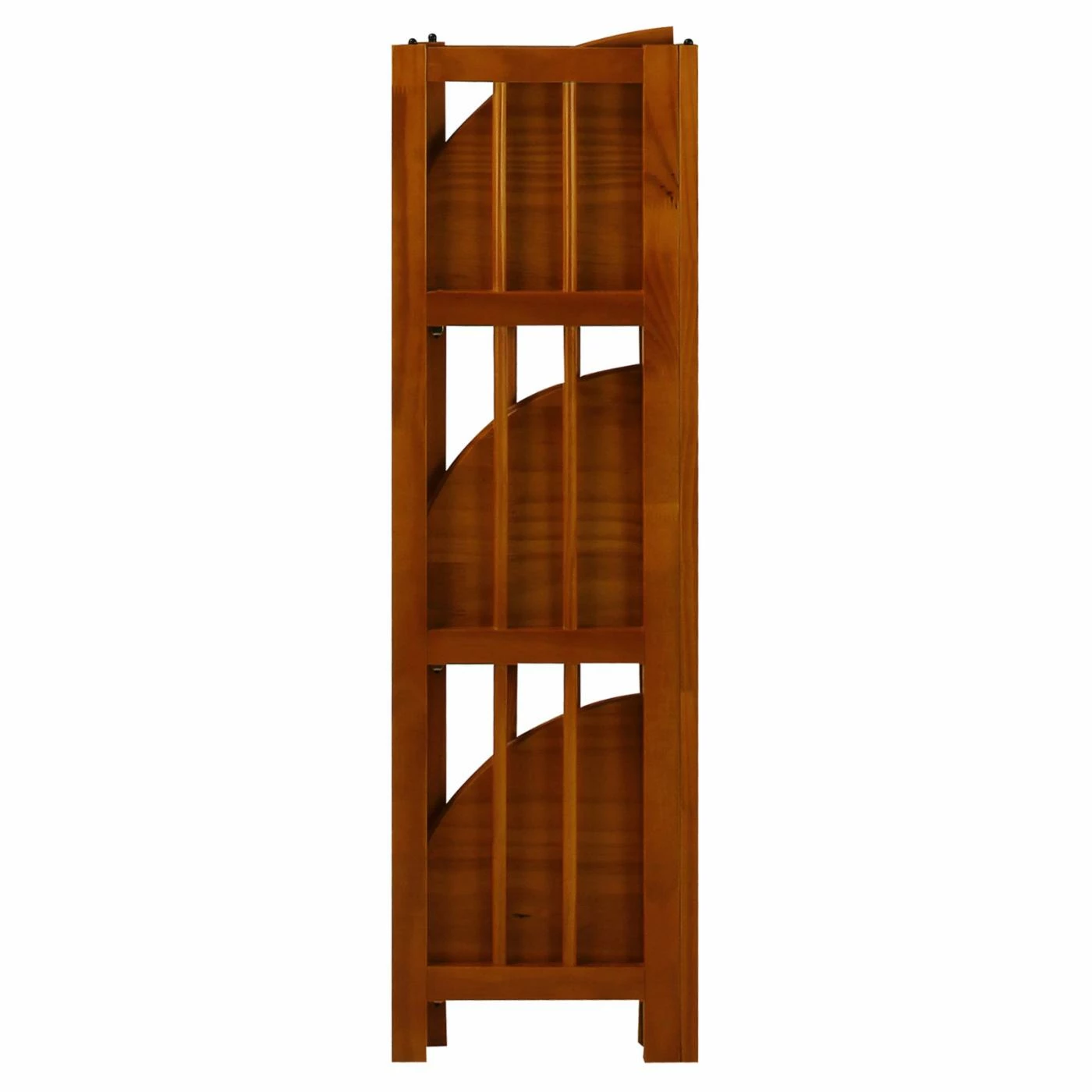 Wholesale π Yu Shan 4 Tier Corner Folding Bookcase - Honey Oak π₯° - Image 3