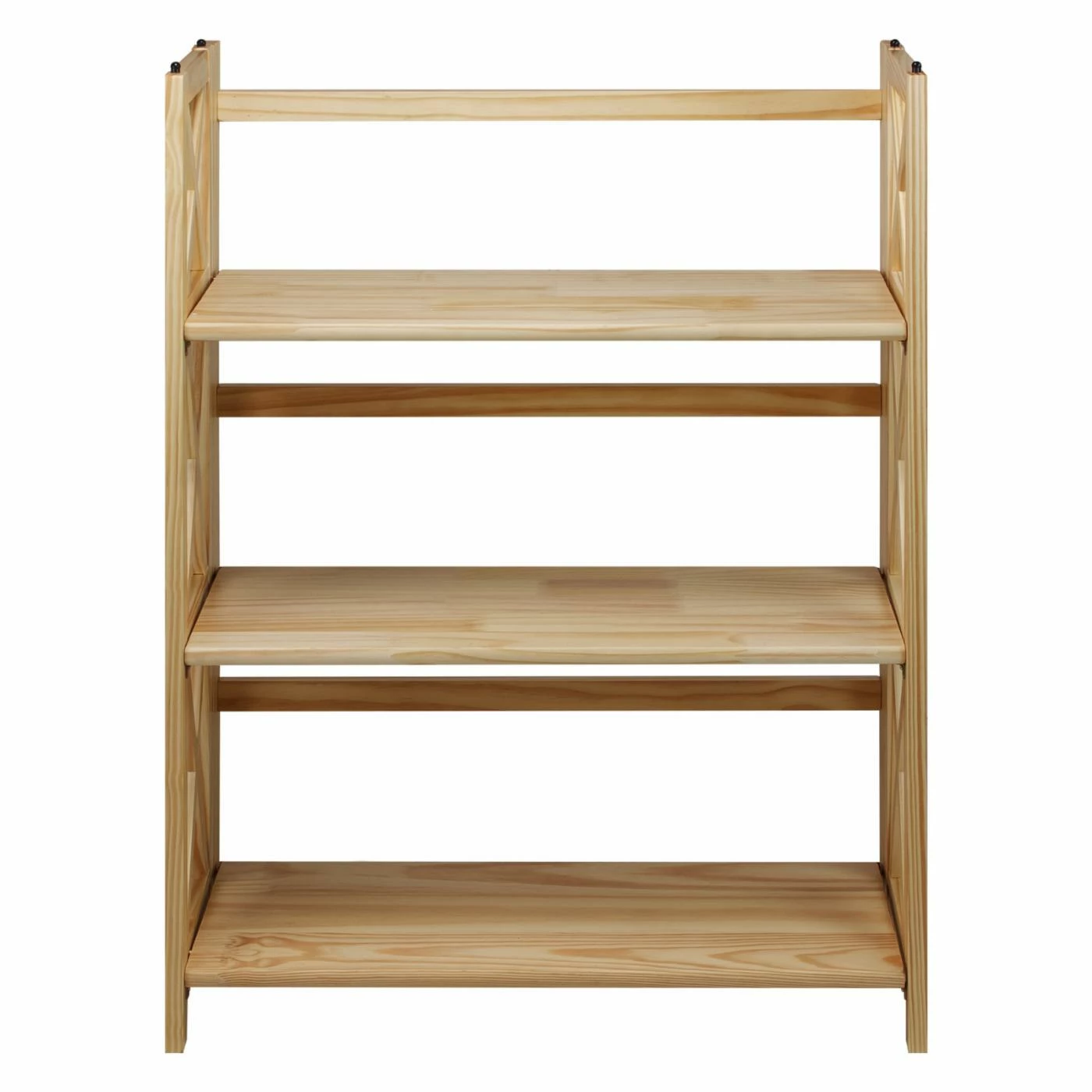 New π Decorative Casual Home Montego 3 Shelf Folding Bookcase π - Image 3