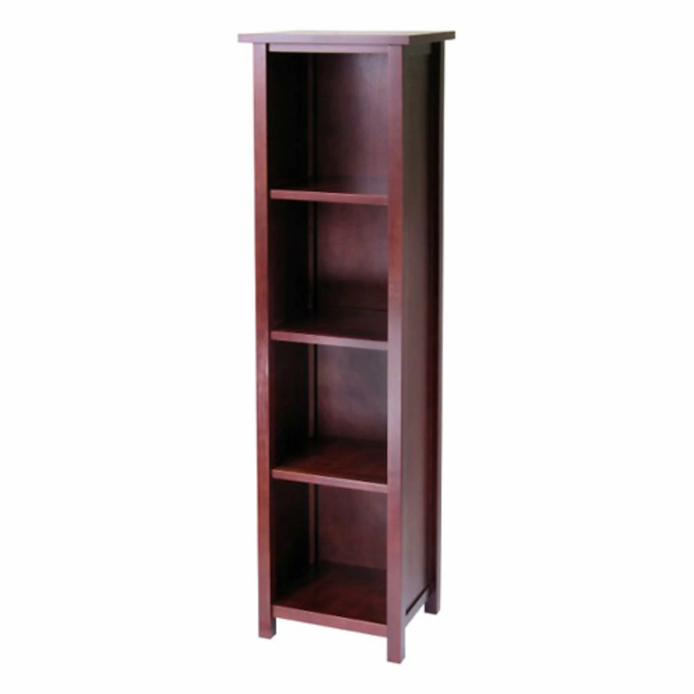 Cheap β¨ Cube Winsome Verona 4-Section N Storage Shelf Bookcase With 4 Foldable Black Color Fabric Baskets π - Image 3