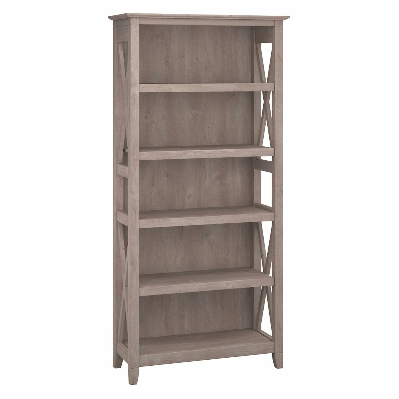 Best Pirce 𧨠Bush Furniture Decorative Key West Five Shelf Bookcase β - Image 2