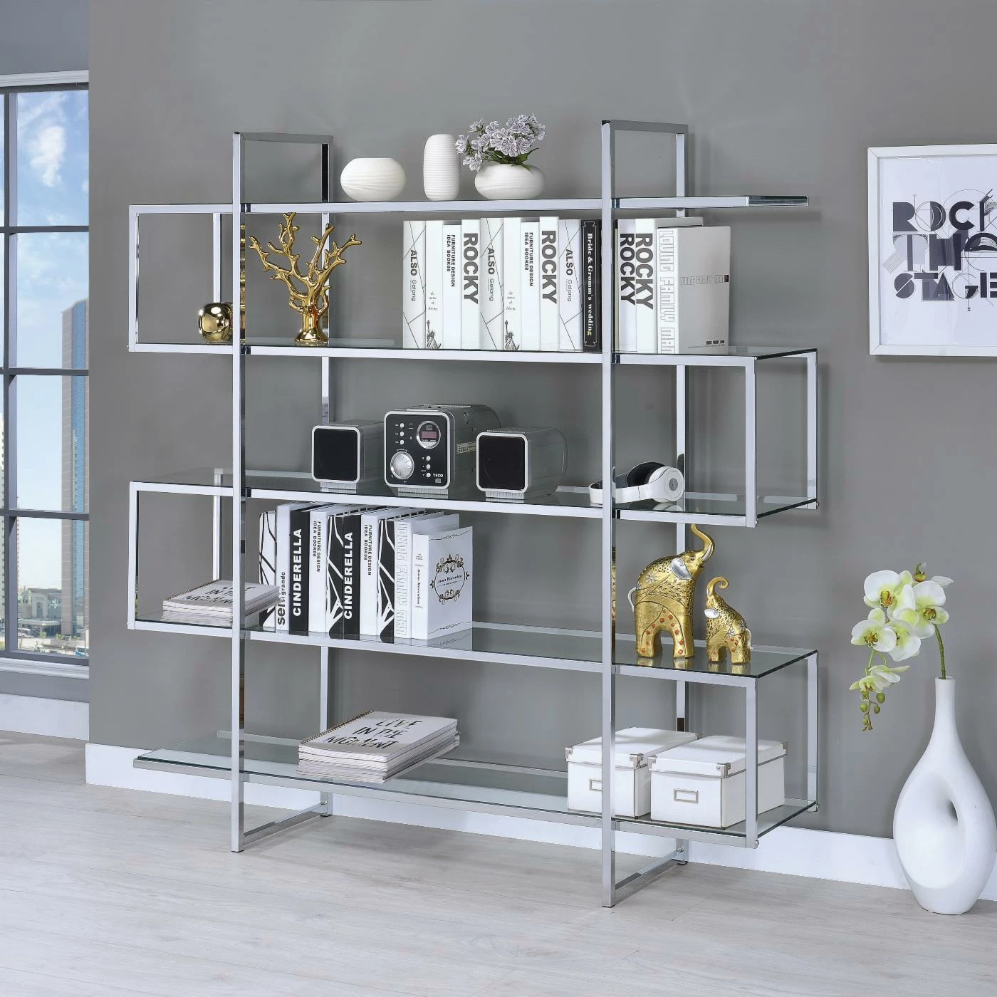 Cheap π Standard Coaster Furniture Modern Wide Bookcase π₯ - Image 2