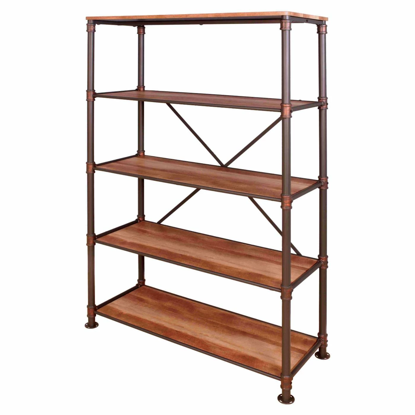 Flash Sale π Etagere Furniture Of America Akayla Industrial Open Back Book Shelf π - Image 2