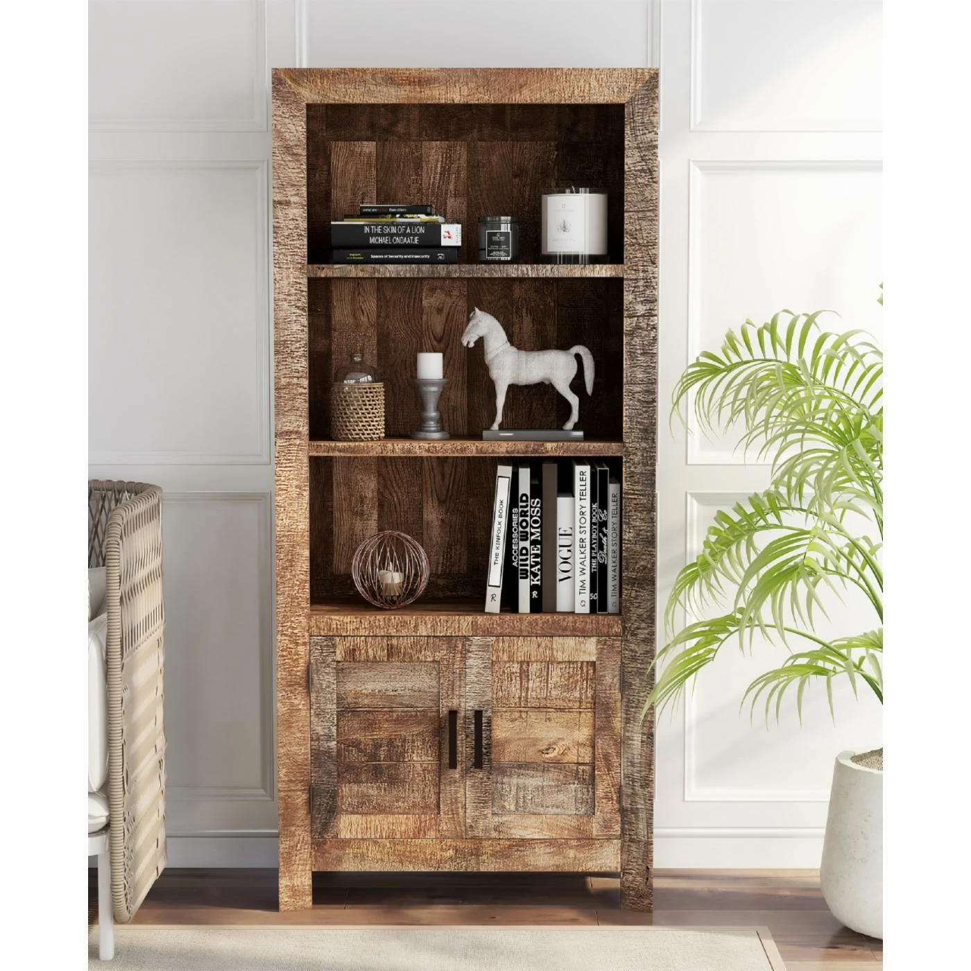 Best deal β€οΈ Standard Furniture Of America Hymera Rustic 3-Open Shelf Bookcase π - Image 2