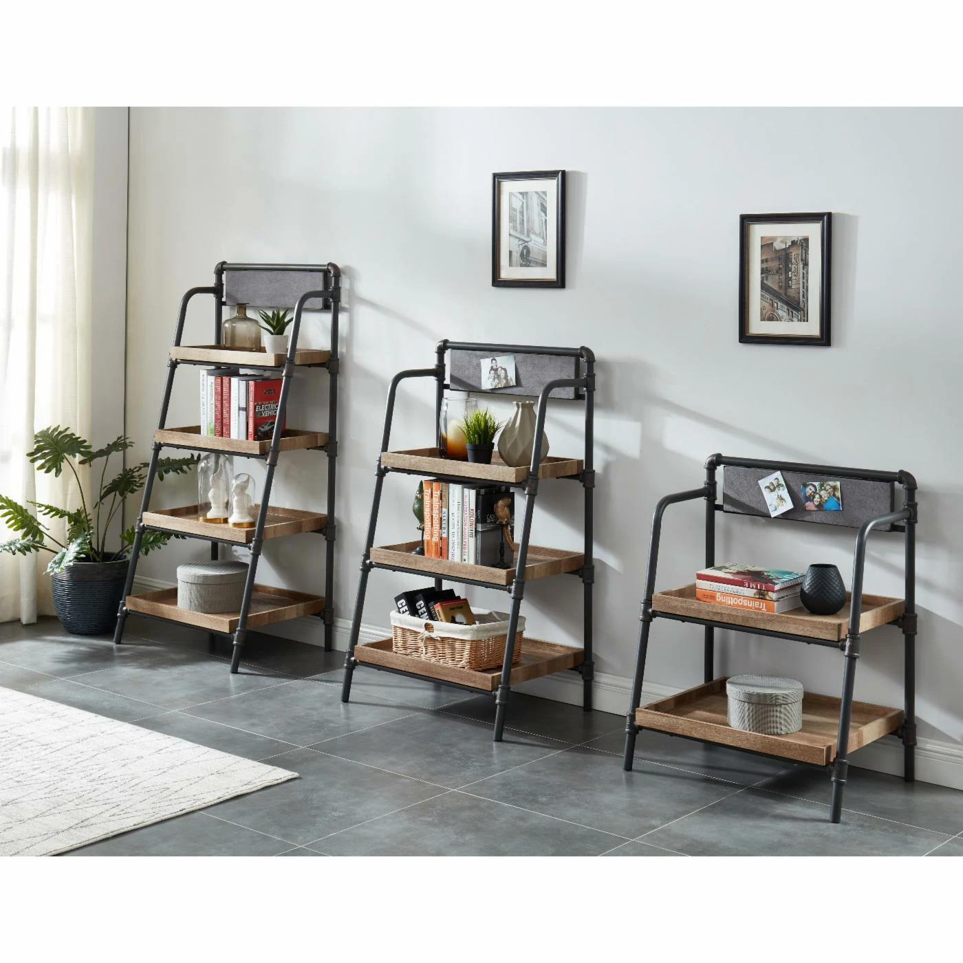 Promo π Standard Furniture Of America Claremon Industrial 2-Shelf Display Bookshelf βοΈ - Image 2