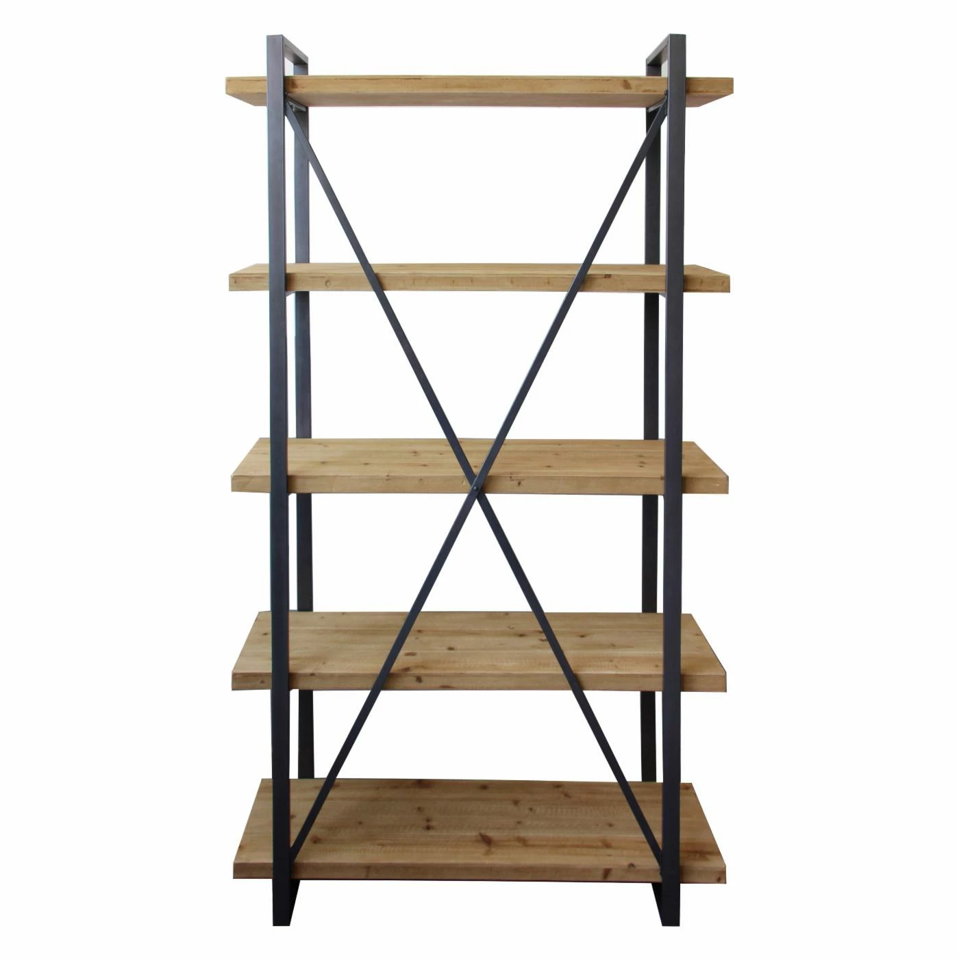 Promo π Moes Home Collection Decorative Moe's Home Collection Lex Industrial Bookcase - Natural π₯° - Image 2