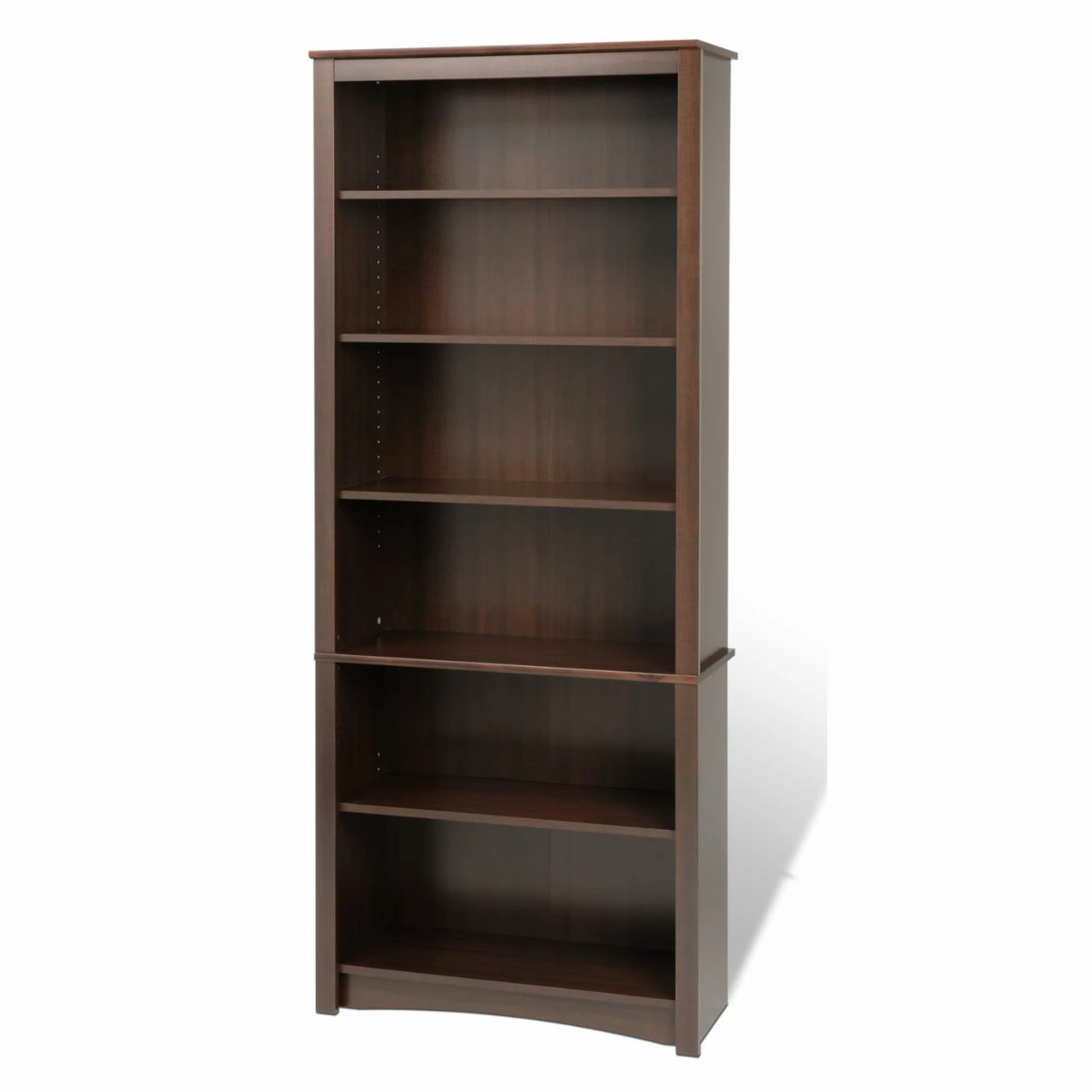 Budget π€© Standard Prepac 6 Shelf Bookcase - Espresso π - Image 2