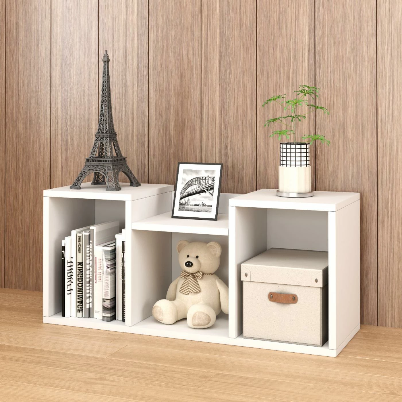 Flash Sale βοΈ Decorative Way Basics Stacking 3 Cubby Storage Unit π - Image 2