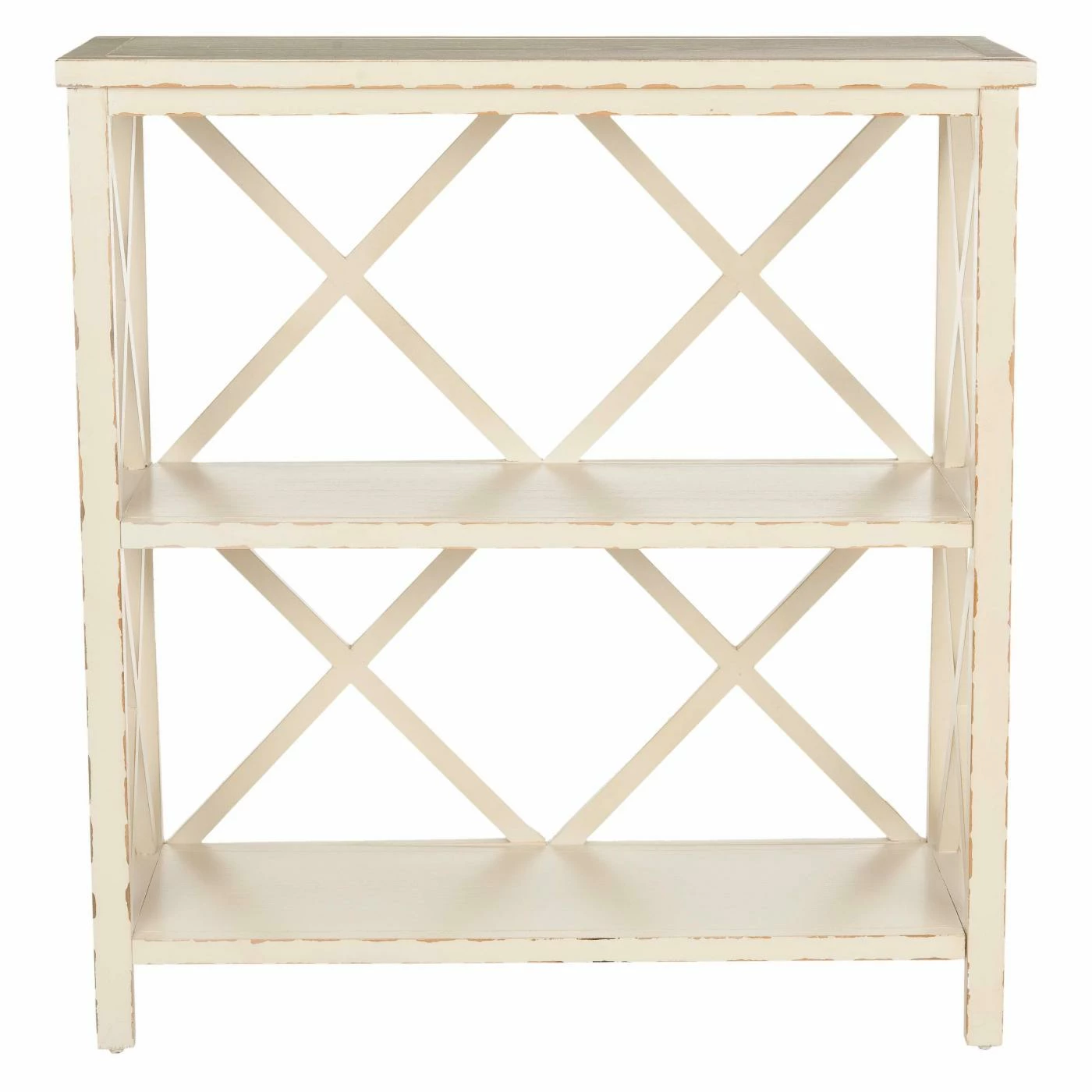 Hot Sale π Decorative Safavieh Cooper Bookcase - Distressed Ivory π₯ - Image 2