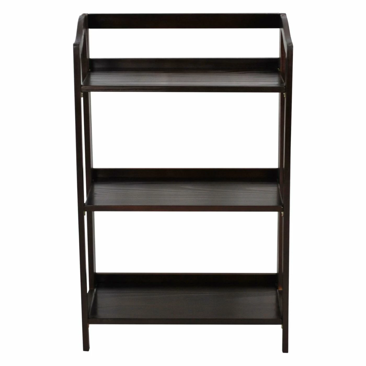 Outlet β Casual Home Decorative Stratford 3-Shelf Folding Bookcase - Espresso π€© - Image 2