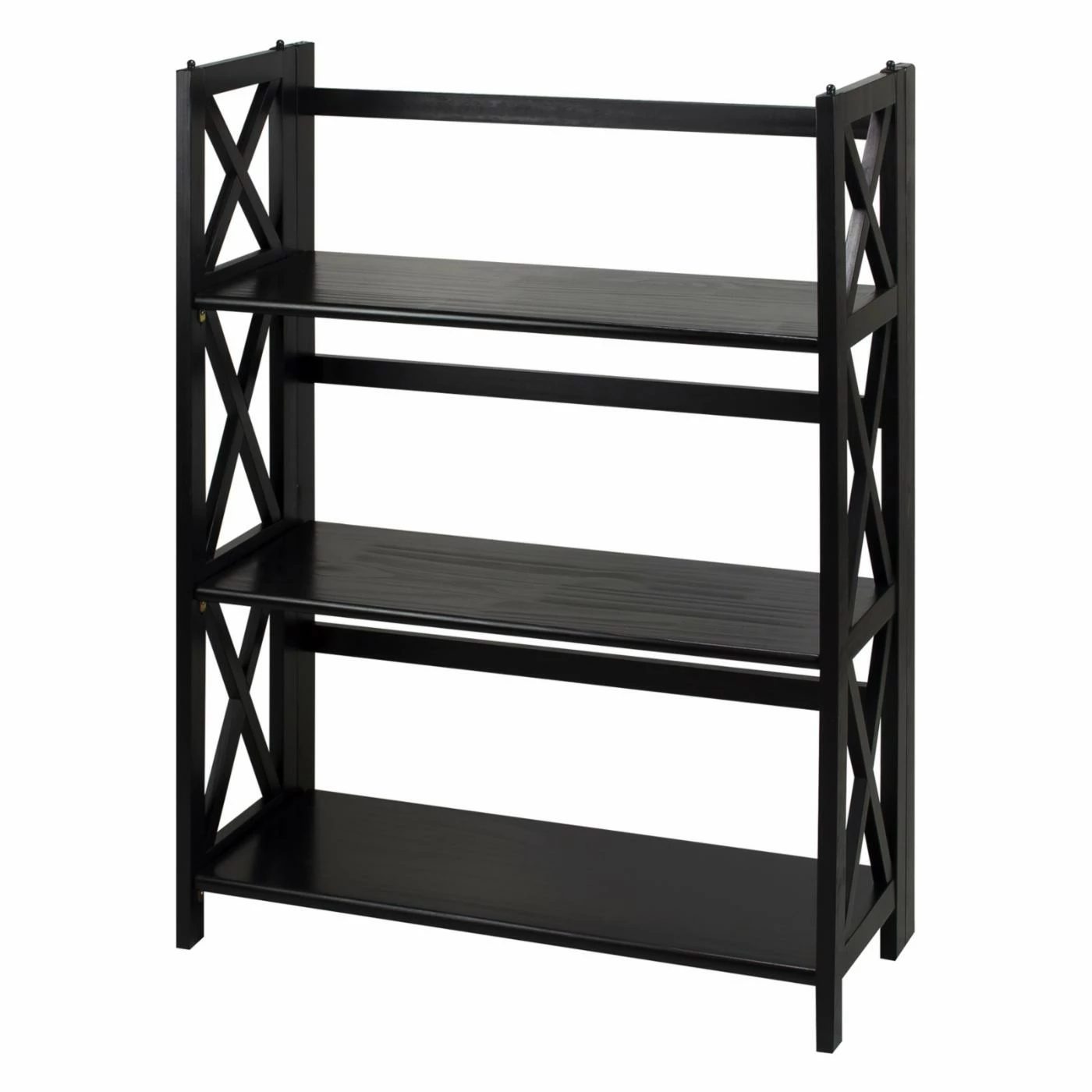 New π Decorative Casual Home Montego 3 Shelf Folding Bookcase π - Image 2
