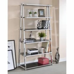 Flash Sale 😀 Leaning & Ladder Acme Furniture Coleen Leaning Bookcase ✨