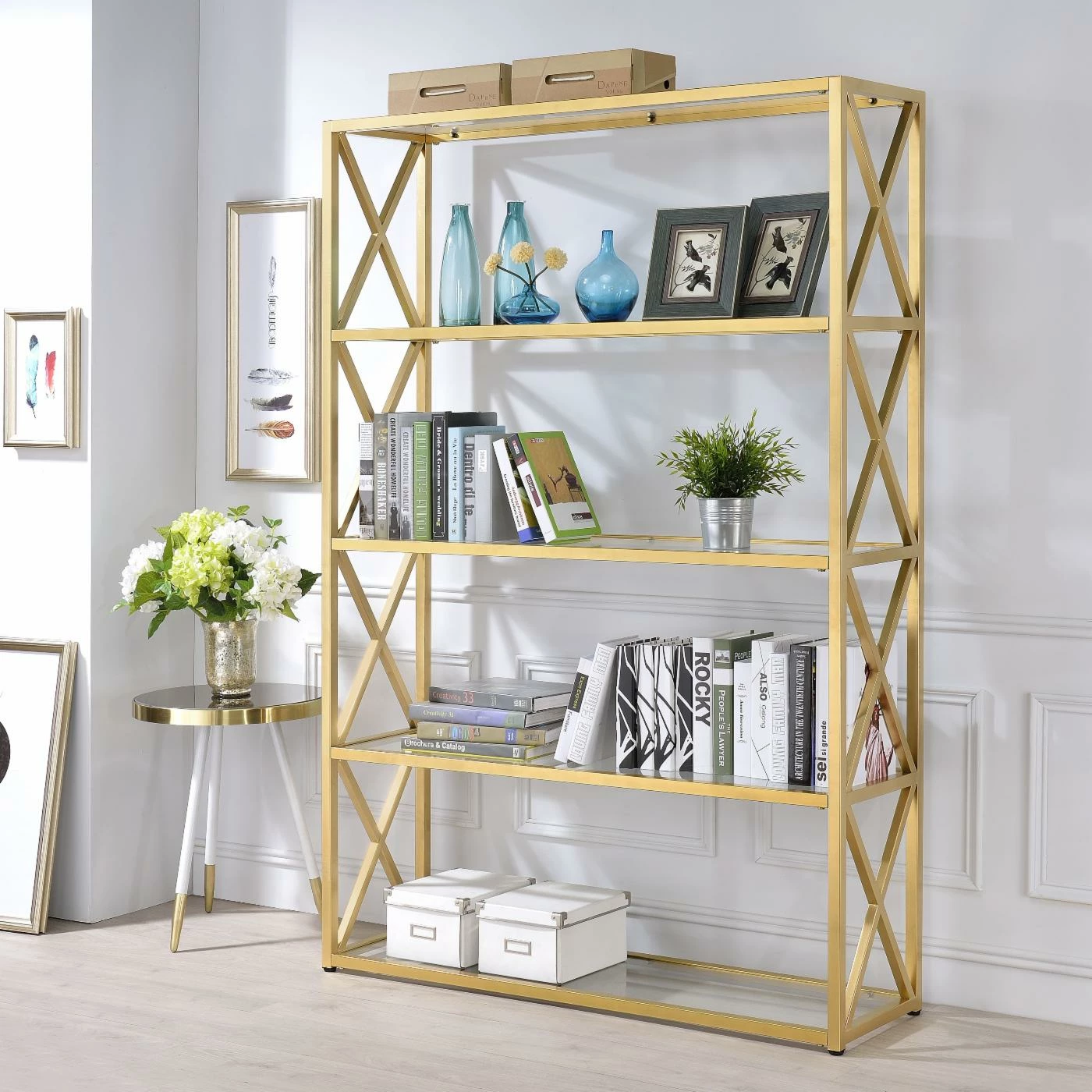 Hot Sale π₯° Acme Furniture Milavera Etagere Bookcase π