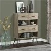 Top 10 😍 Decorative Ameriwood Home Landon Bookcase With Bins - Sonoma Oak / Gunmetal Gray 🤩