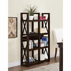 Promo 🌟 Decorative Altra Furniture Wildwood Standard Bookcase - Mahogany 🔥