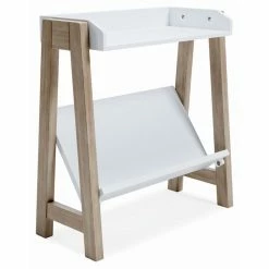 Flash Sale 👏 Decorative Signature Design By Ashley Blariden Small Bookcase - White/Tan ❤️