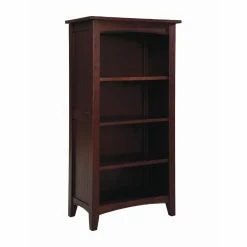 Coupon ⭐ Standard Alaterre Furniture Shaker Cottage 3-Shelf Bookcase, Espresso 🛒