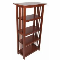 Best Pirce π₯ Decorative Alaterre Furniture Mission 48 In. 4-Shelf Bookcase, Cherry π₯°