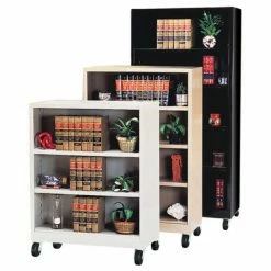 Best Sale 🤩 Standard Sandusky Lee Heavy Duty Commercial Mobile Metal Bookcase 🥰